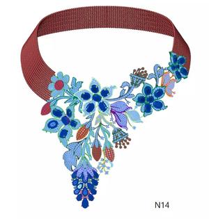 diamond design necklace