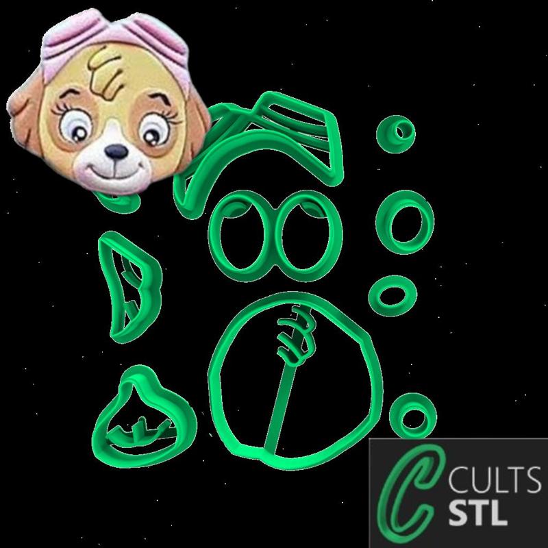 CORTADOR - SKYE - PATRULHA CANINA - 5cm