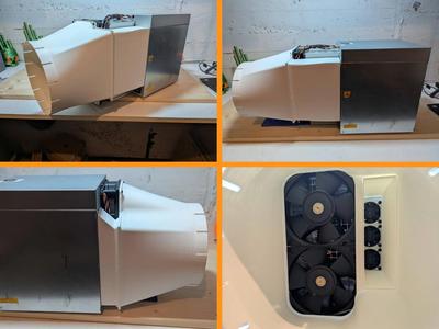 Antminer S21 Pro/XP to 8inch/20cm (+PSU) Duct