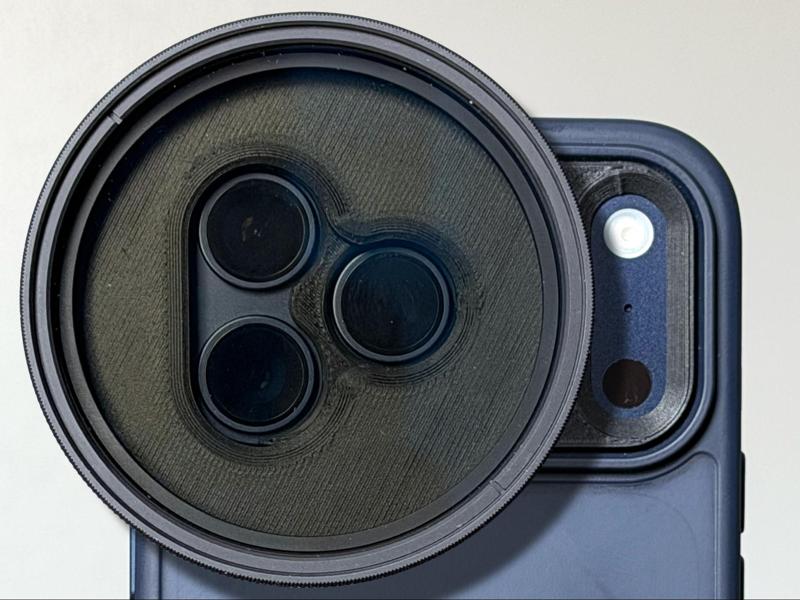 Filter Mount for iPhone 17 Pro and Max - 58mm/67mm