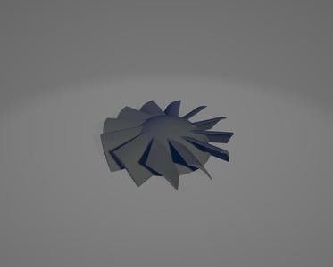 Duct fan impeller 125 mm