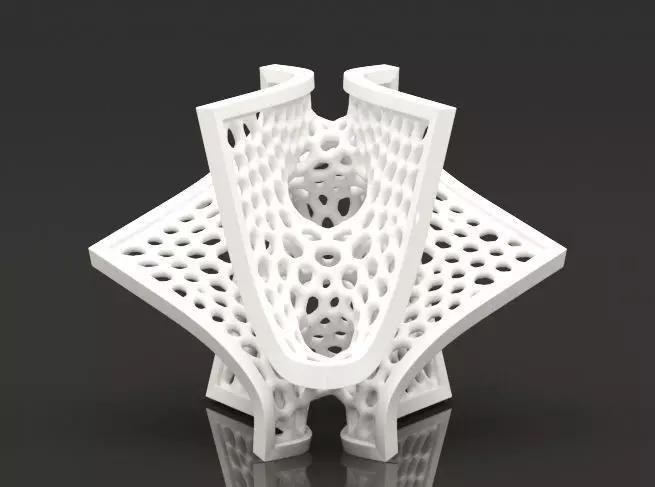 Voronoi Batwing Decor