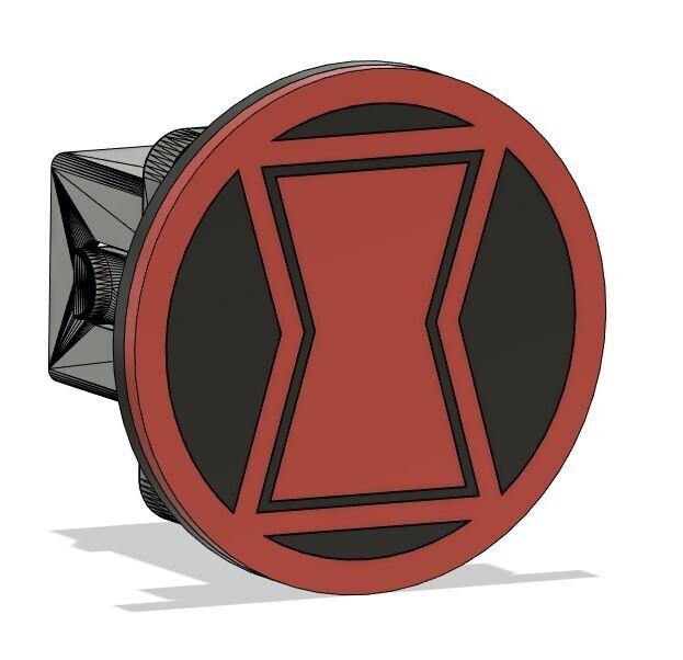 Black Widow Logo Hitch Cover
