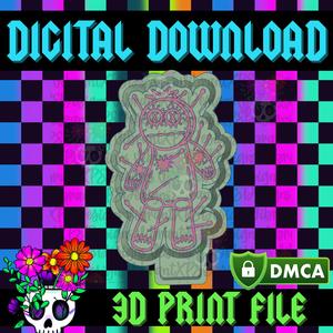 Voodoo Doll STL Freshie Housing