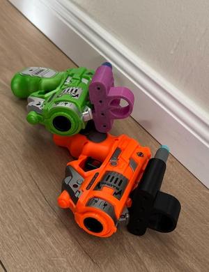 Nerf dart holder with Iron sight