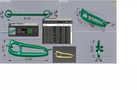 Stl 3dm gold Pendant Combining Innovation and Minimalism gp0332