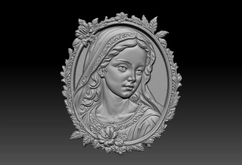 Virgin Mary Pendant 01-230826