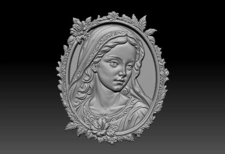 Virgin Mary Pendant 01-230826