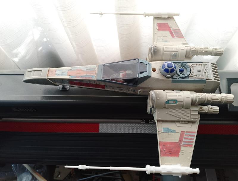 KENNER LILILILEDY STAR WARS X-WING LONG CANNON 3.75