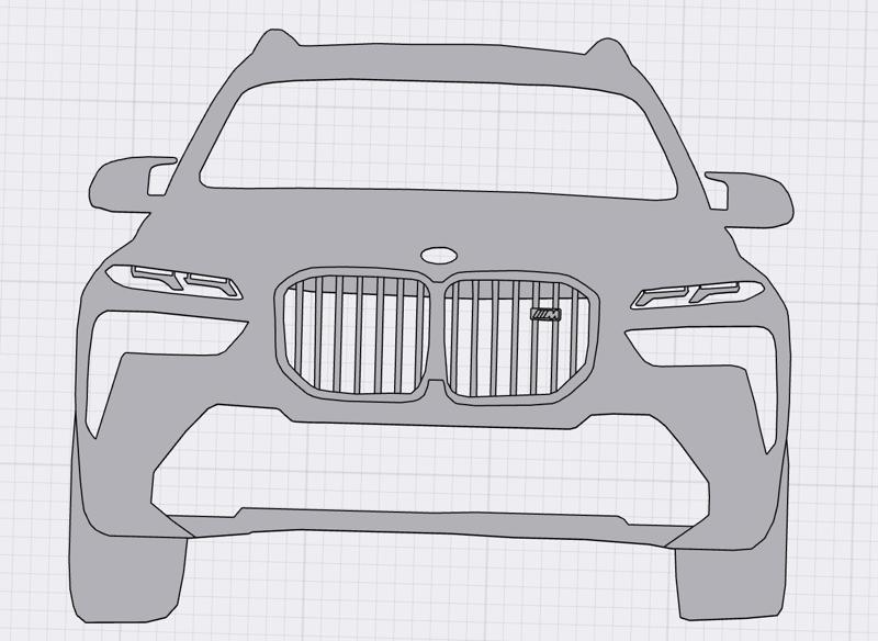 BMW X7 M60i G07 LCI key fob