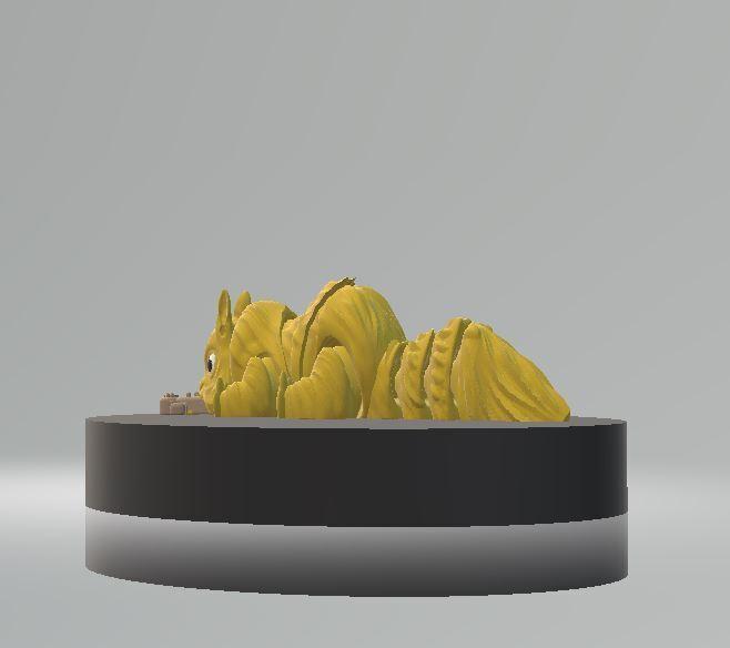 Cartoon Fox Creature – 3D printable model