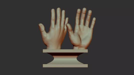hand 3d print model