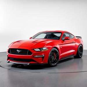 Red Ford Mustang GT