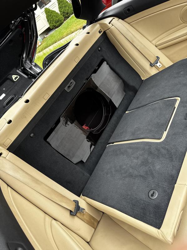 BMW F33 428i  Convertible Subwoofer enclosure
