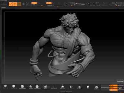 Man Dynamic pose Zbrush original file