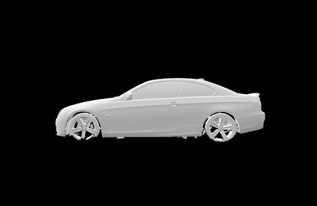 3D SCAN DATA BMW 3ER. COUPE (E92)  EXTERIOR
