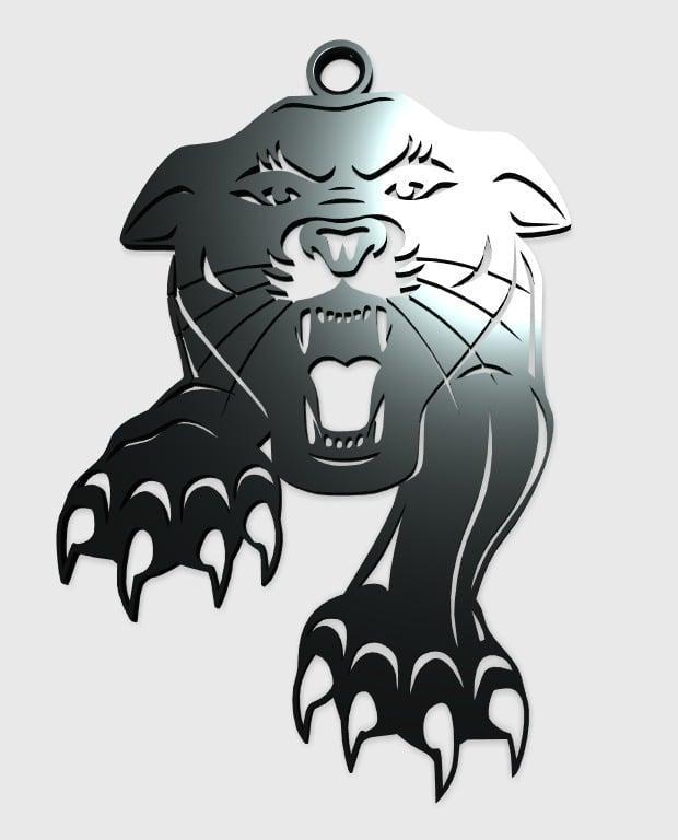 Big Cat Angry Pendant