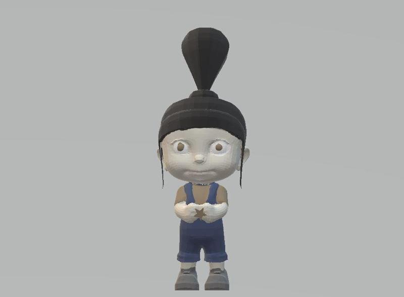 chibi child model 3D printable model