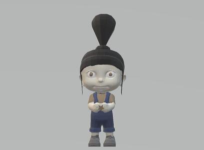 chibi child model 3D printable model