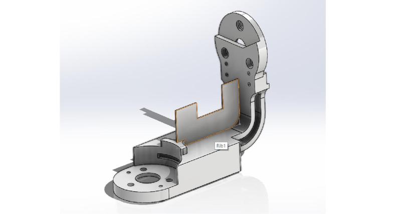 Phantom 4 Gimbal Yaw Arm Bracket