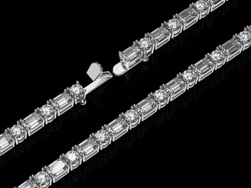 50 pointers tennis bracelet