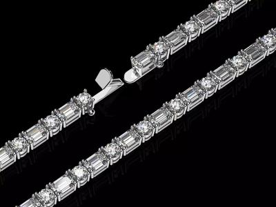 50 pointers tennis bracelet