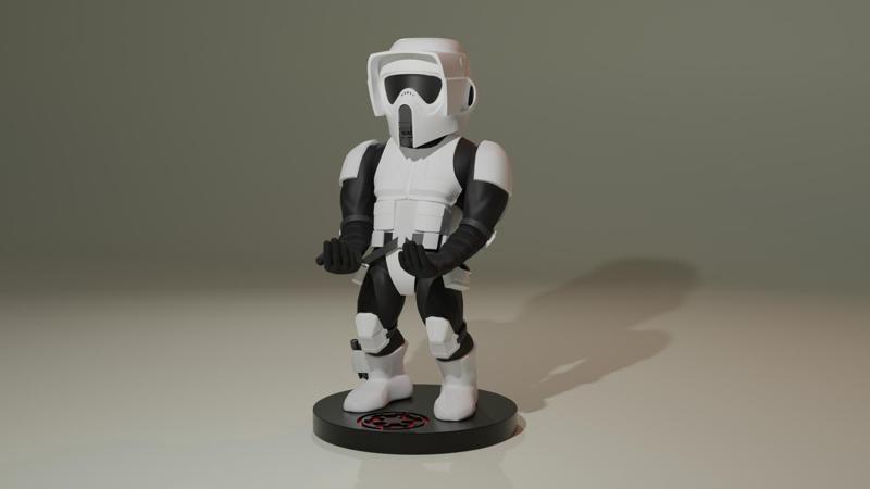 Fan Arte Scout Trooper Suporte Joystick