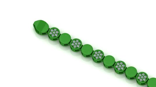 9MM Unisex Round plain and Stone Chain or Bracelet