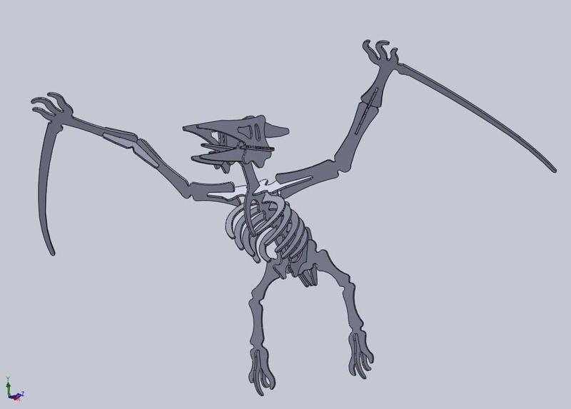 Pterodactyl for 3D Printing.