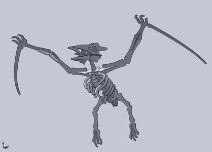 Pterodactyl for 3D Printing.