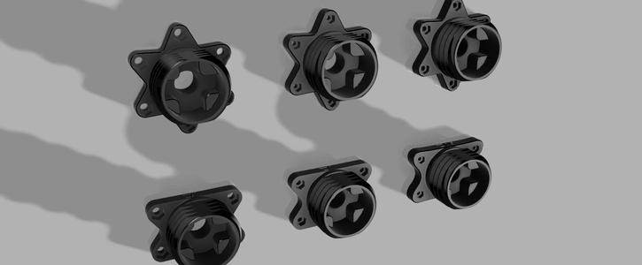 THRUSTMASTER WHEEL ADAPTER / QUICK RELEASE 70 mm