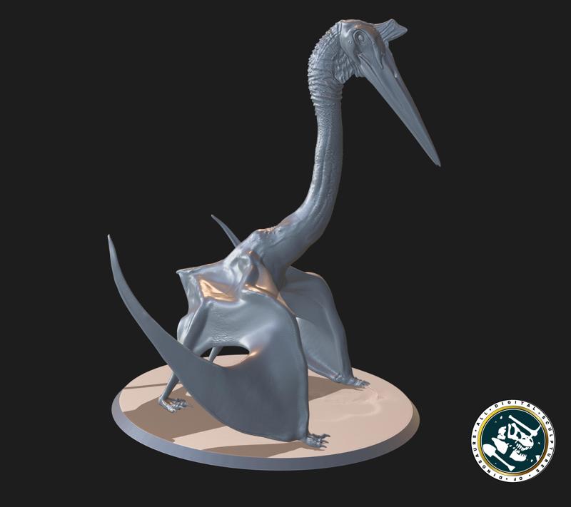 Quetzalcoatlus 3D sculpture