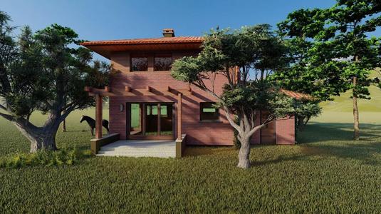 simple house exterior