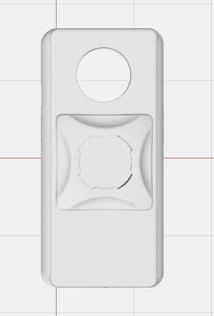 OnePlus 7T cover with quad lock adaptor