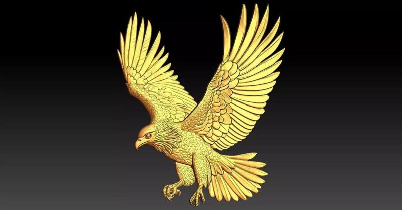 2 eagle CNC Relief Model