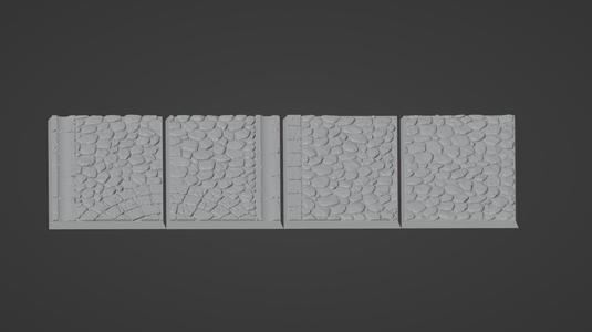 50x75mm cobblestone bases