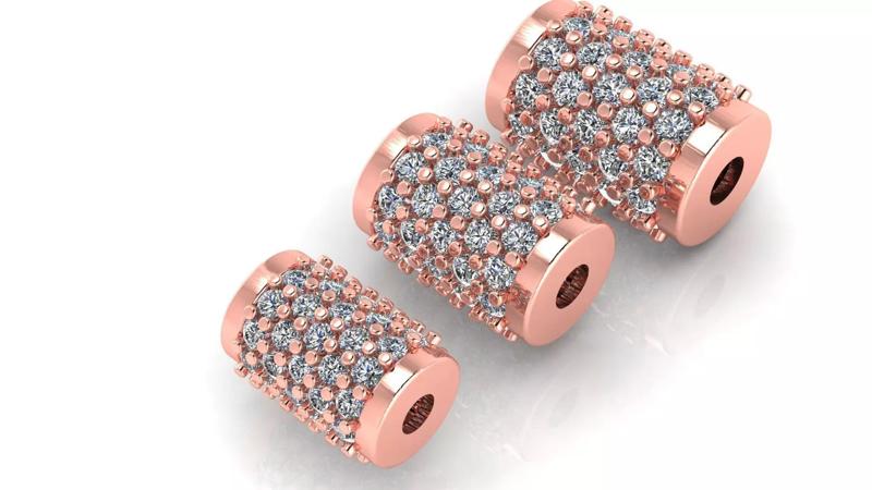 3 size beads or balls or jewellery accessories