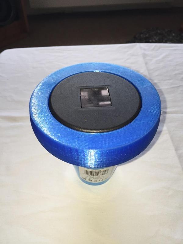 Summer Evening Wine Bottle Light