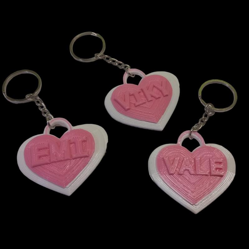VIKY HEART KEYCHAIN