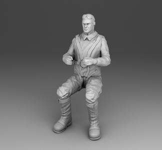 World War II - aviation - German - Do-17 pilot