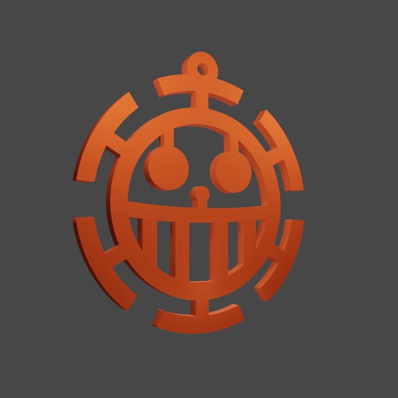 Trafalgar law One piece key ring/ Trafalgar Law One piece Key ring