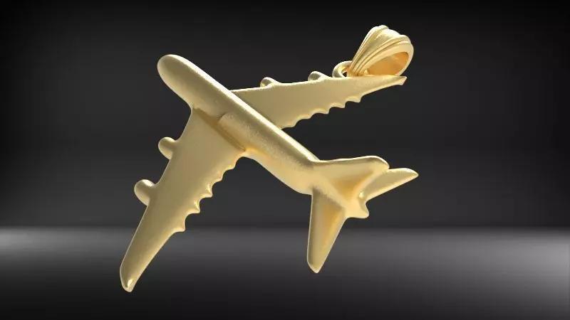 Airplane airbus pendant charm Necklace Jewelry