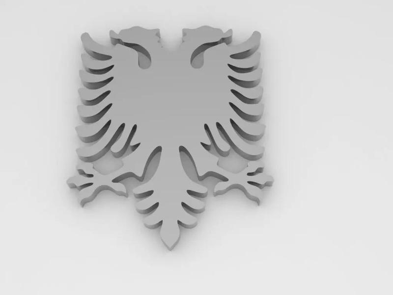 albania eagle for pendant or part