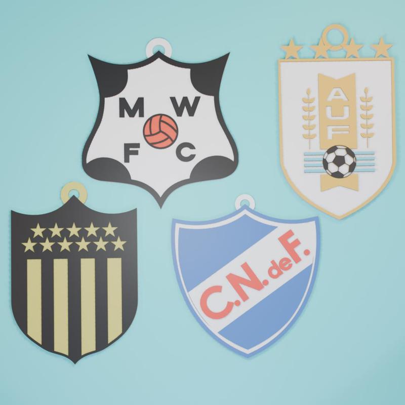 Uruguayan Soccer Key Rings