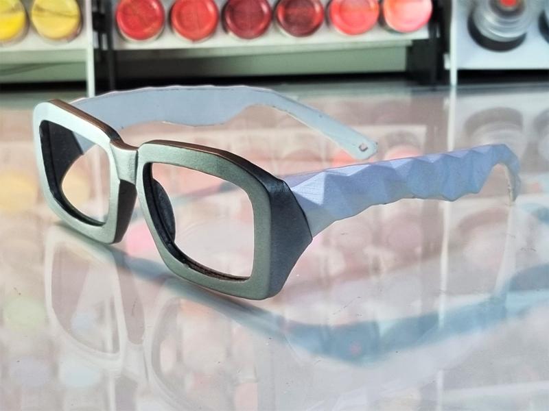 STYLIST GLASSES WEAR-DESIGN 03 -DETACHABLE/EXCHANGE FRAME & WING -INTERCHANGEABLE - 3D PRINT