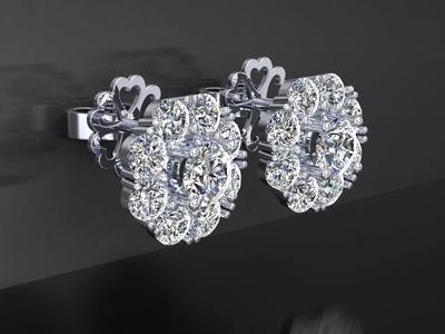 Elegant Floral Diamond