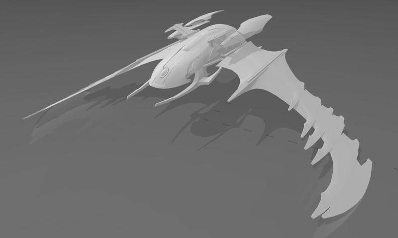 STO - Romulan - Khopesh-class Tactical Dreadnought Warbird