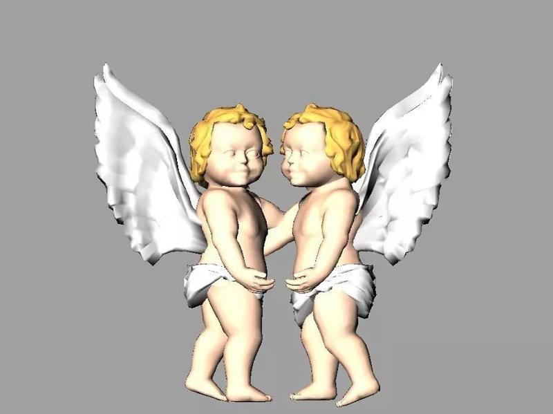 Angel Baby 3d Model