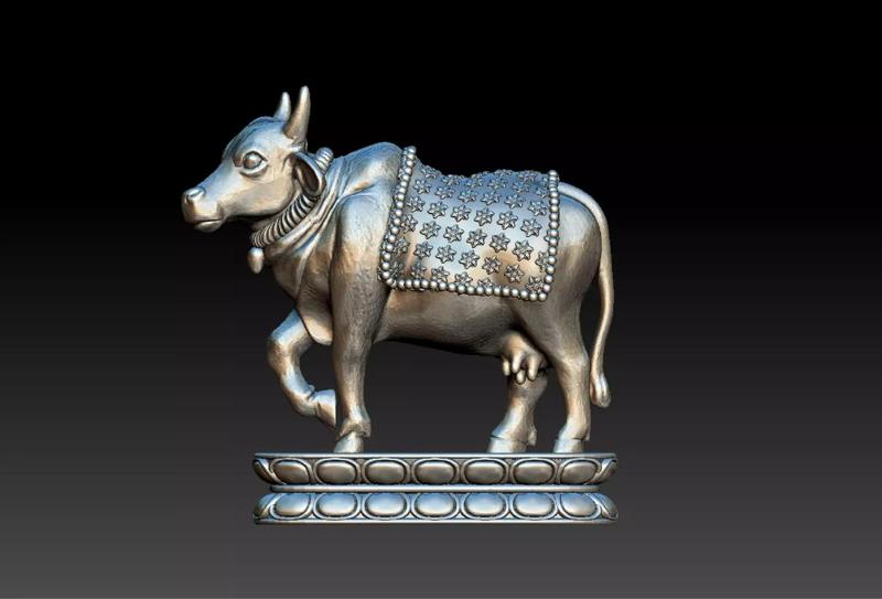 COW SILVER FULL 3D