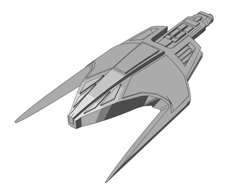 Klingon K-3 Kalath Gunboat